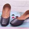 Women Leather Lightweight Ethnic Mojari / Jutti Flat