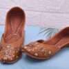 Women Embroidery Butterfly Ethnic Mojari / Jutti Flat