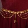 Strings of Pearls Kamarbandh (Waist Chain) with Stones