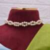 Pearl White Double Helix Necklace