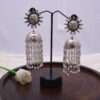Bohemian Style Long Metallic Jhoomka Earrings