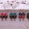 Tribal Terracotta Multicolour Dangle Earrings