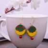 Fruity Terracotta Tribal Dangle Earrings