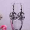 Oxidised Crystal Fashion Dangle Earrings