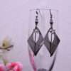 Oxidised Crystal Fashion Dangle Earrings