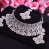 Zirconia Choker Set with Earrings & Maangtika