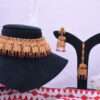 Choker Set with Stones And Earrings & Maangtika