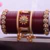 Royal Chuda with Crystals, Kundan & Dangling Pearls