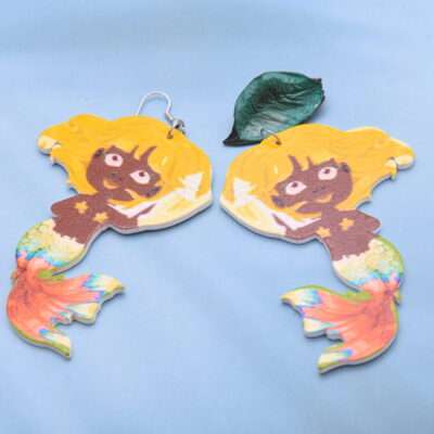Cute Mermaid Drop Earrings