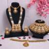 Regal Kundan Choker & Rani Haar Necklace with Earrings, Nath & Maangtika Wedding Set